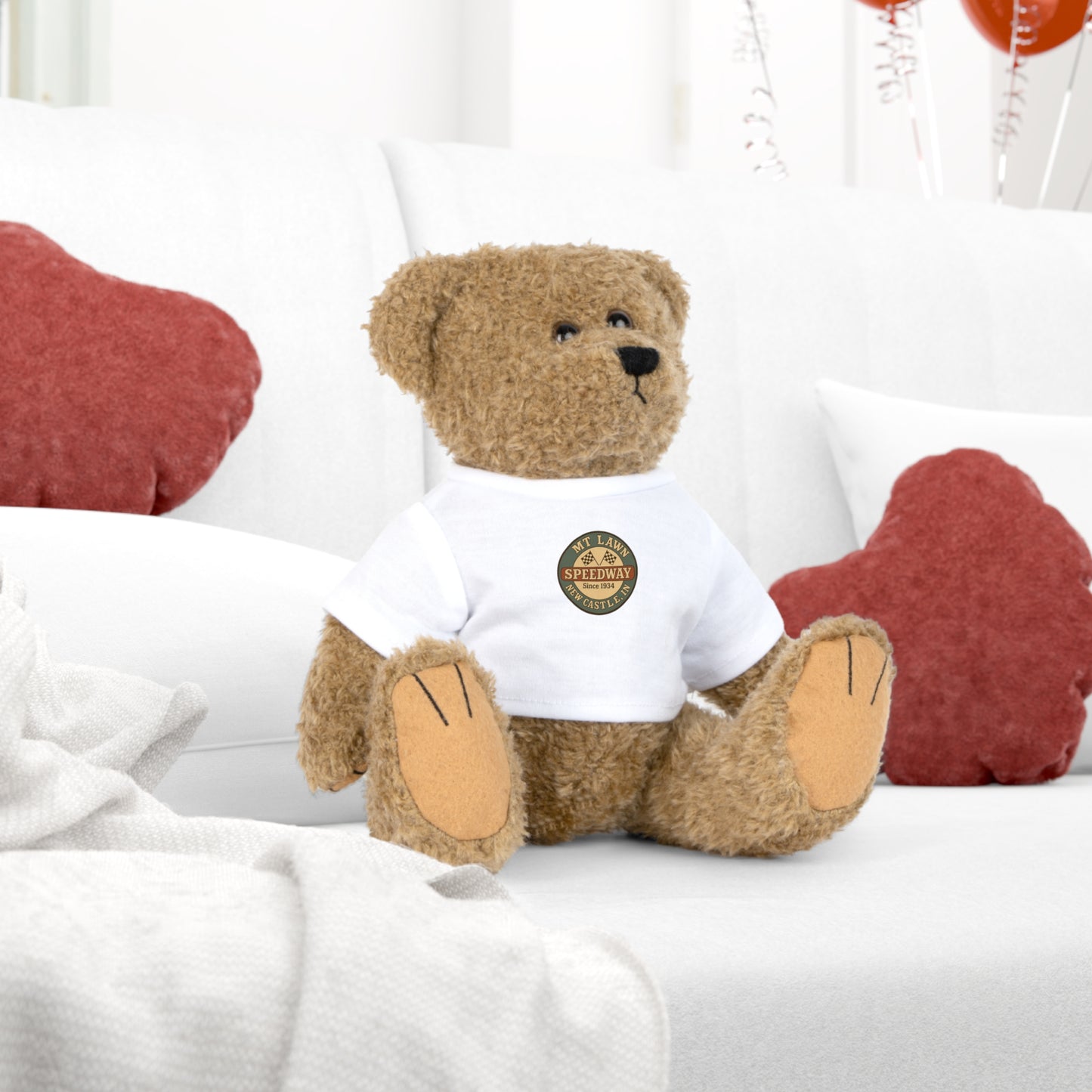 Mt Lawn Plush Toy with Custom T-Shirt