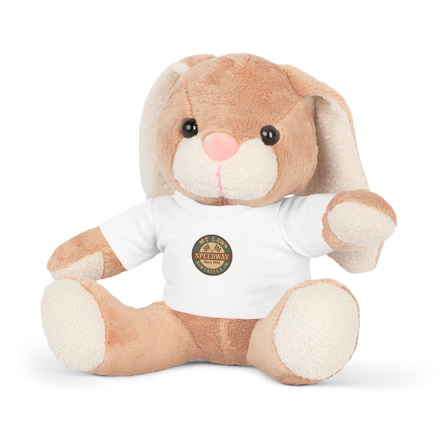 Mt Lawn Plush Toy with Custom T-Shirt