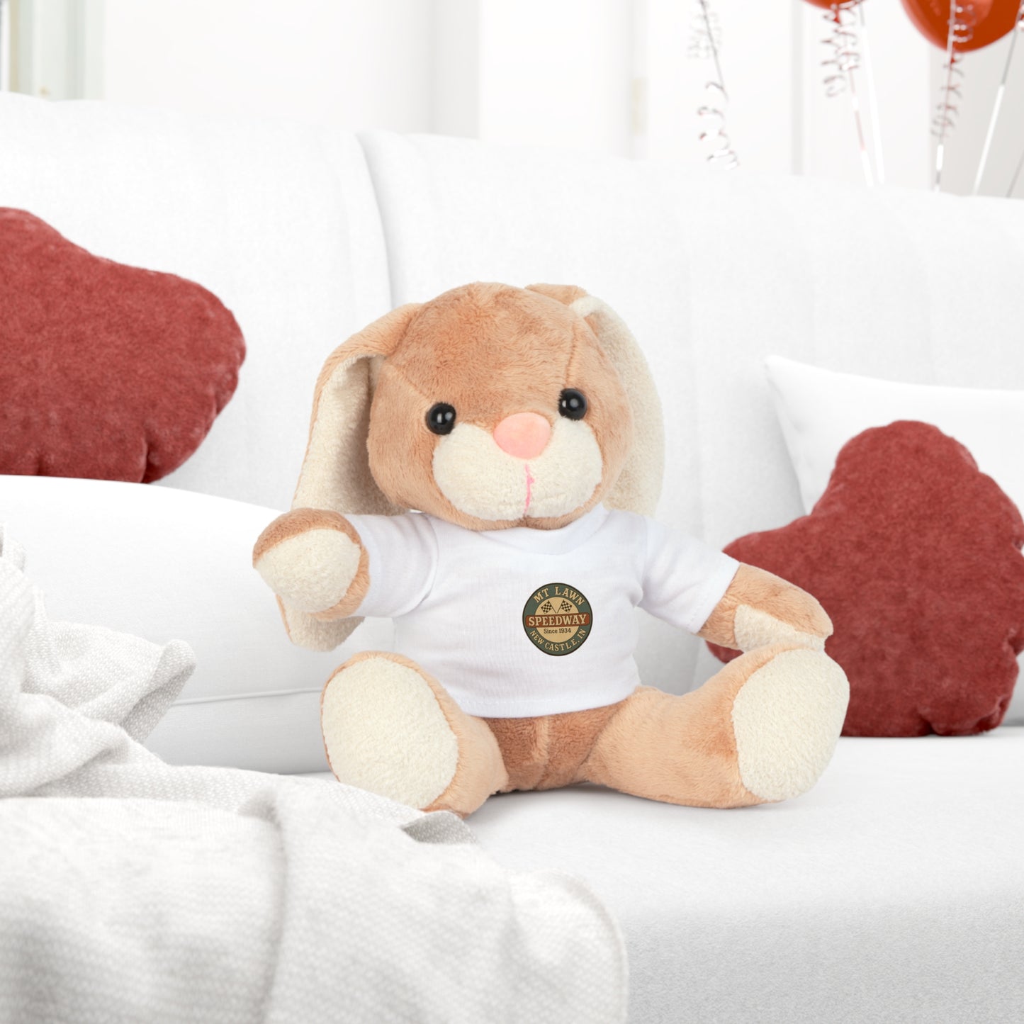 Mt Lawn Plush Toy with Custom T-Shirt