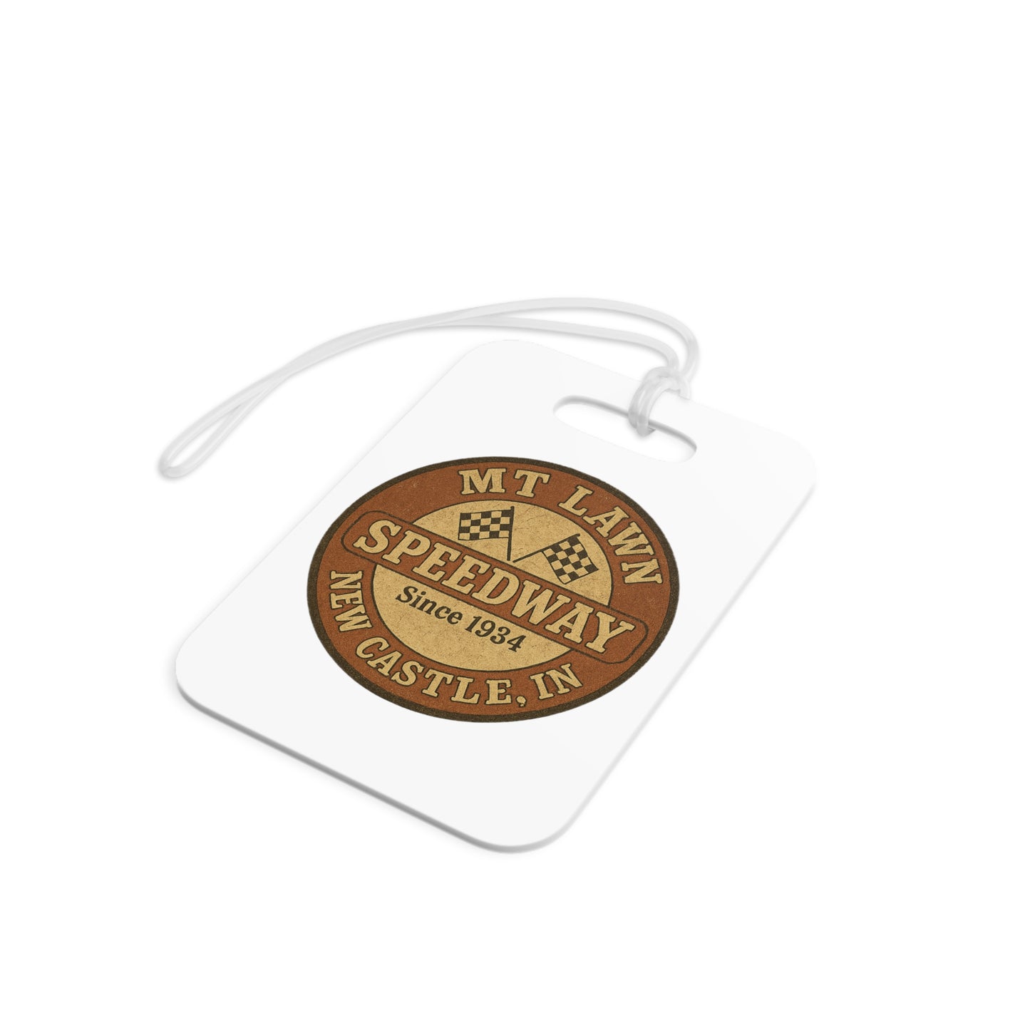 Mt Lawn Vintage Racing Luggage Tag