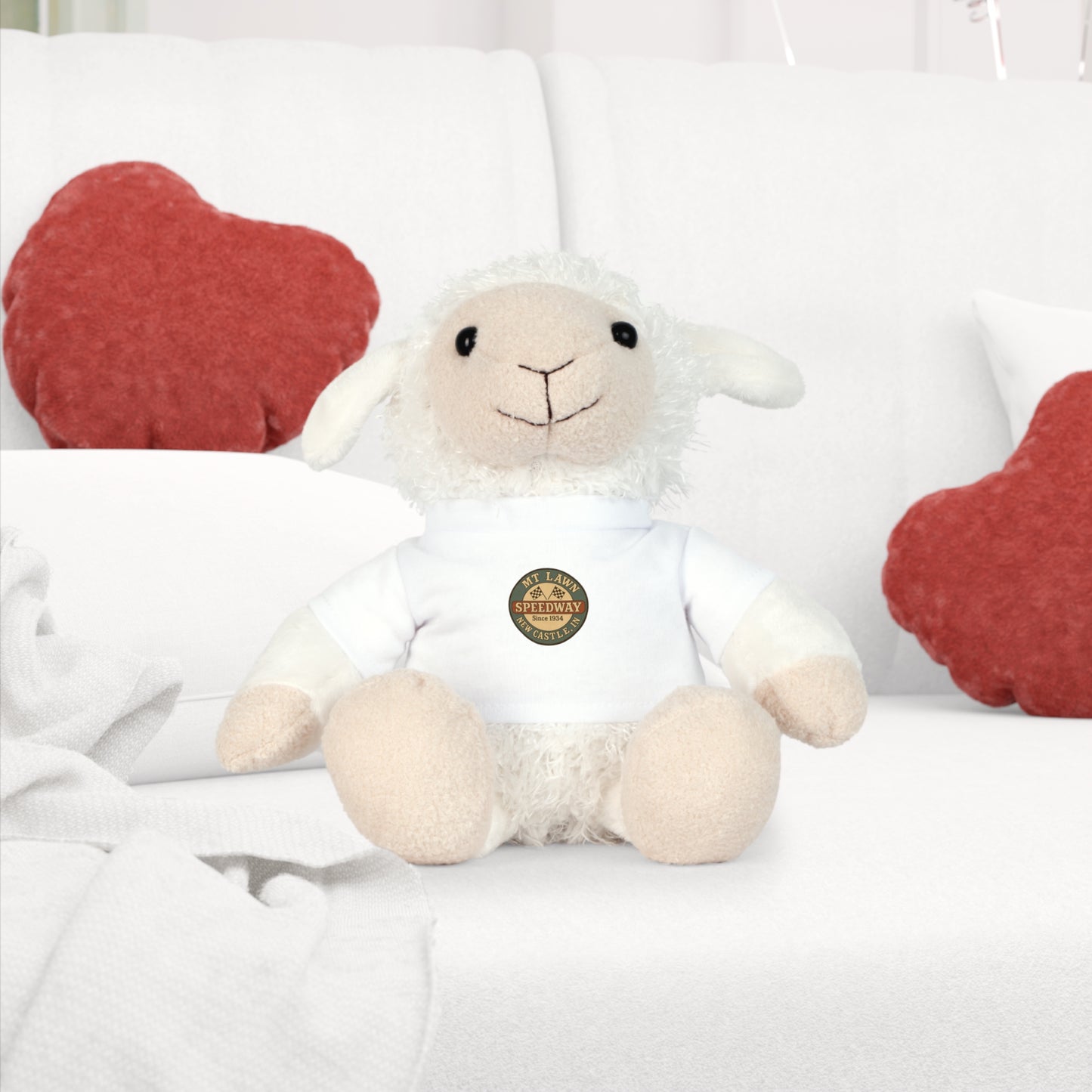 Mt Lawn Plush Toy with Custom T-Shirt
