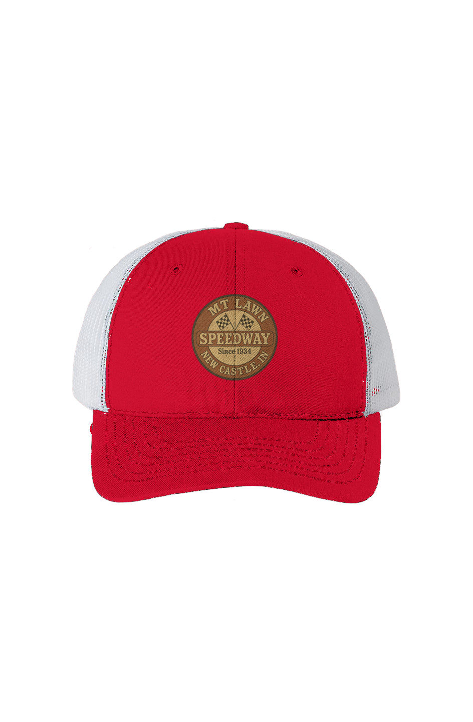 Mt Lawn USA-Made-White Mesh Trucker Cap