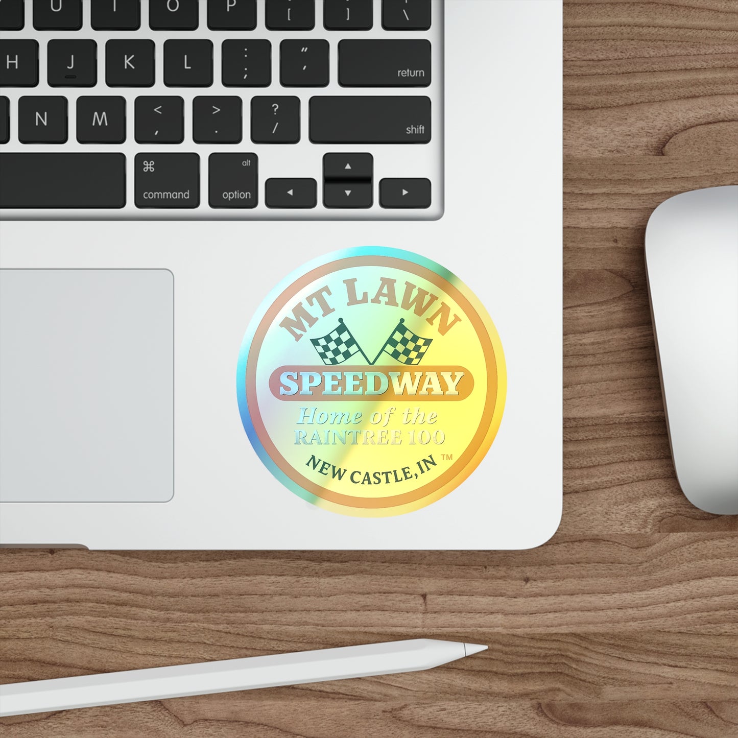 Mt Lawn Holographic Sticker