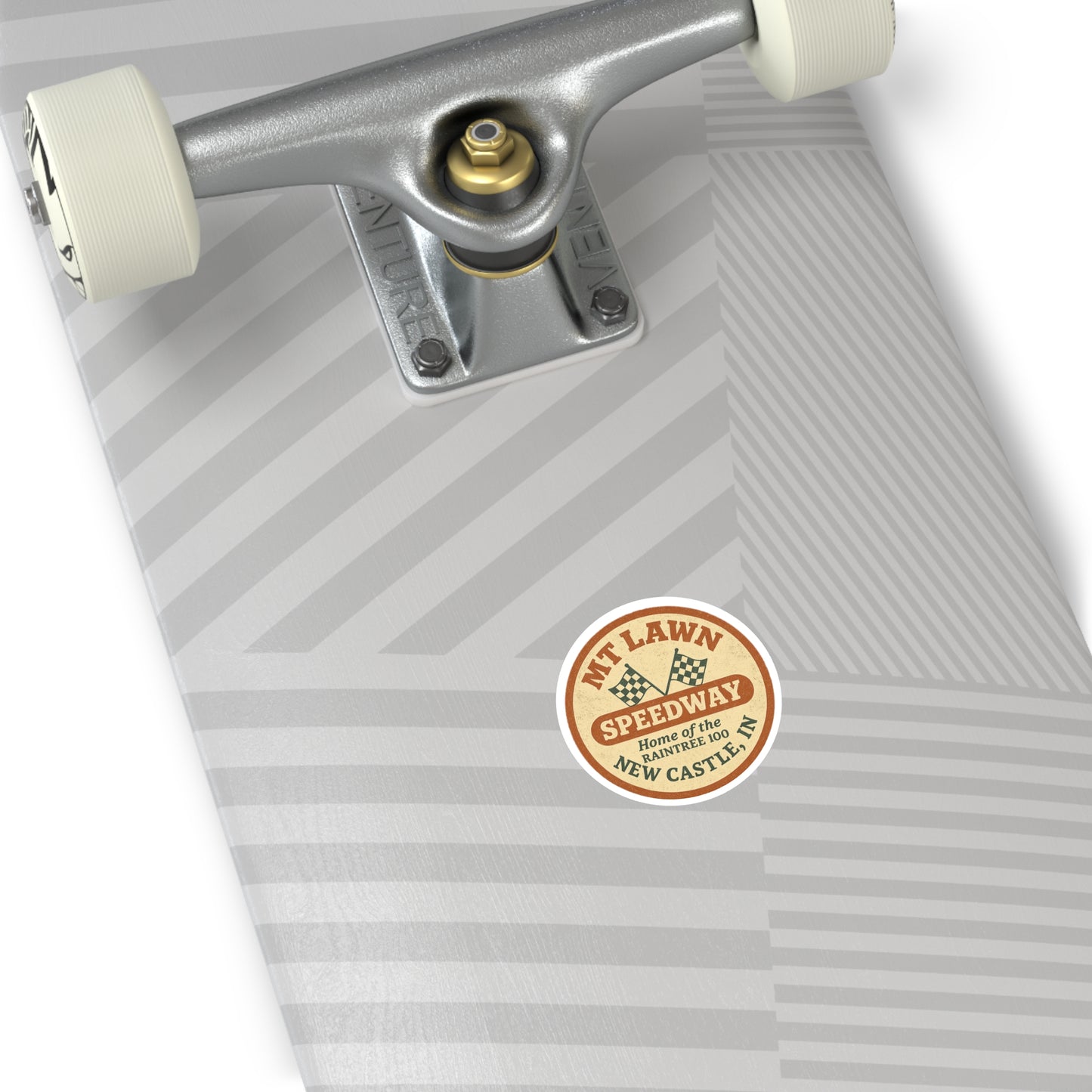 Raintree2 Vintage Racing Round Sticker