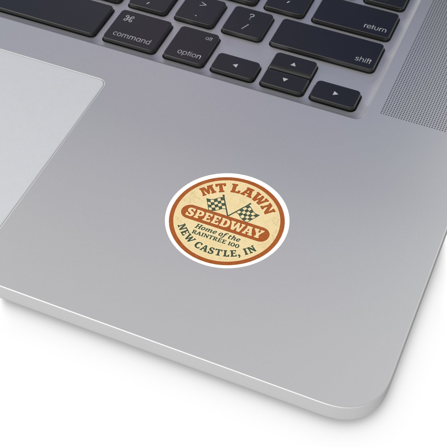 Raintree2 Vintage Racing Round Sticker