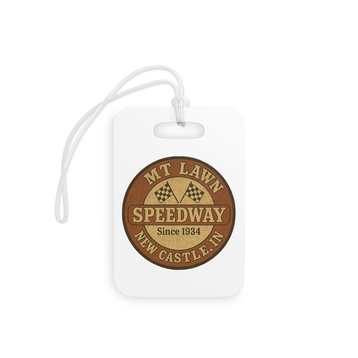 Mt Lawn Vintage Racing Luggage Tag