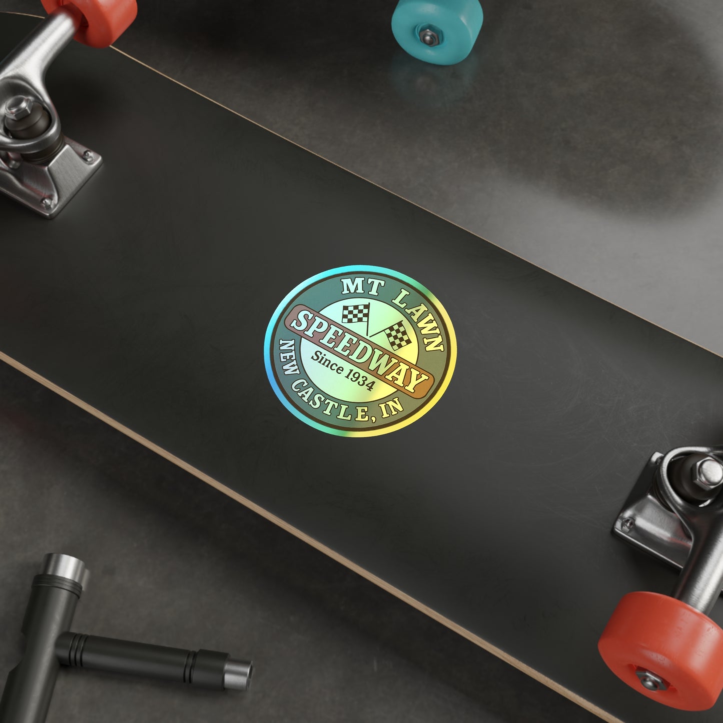 Mt Lawn Vintage Holographic Sticker