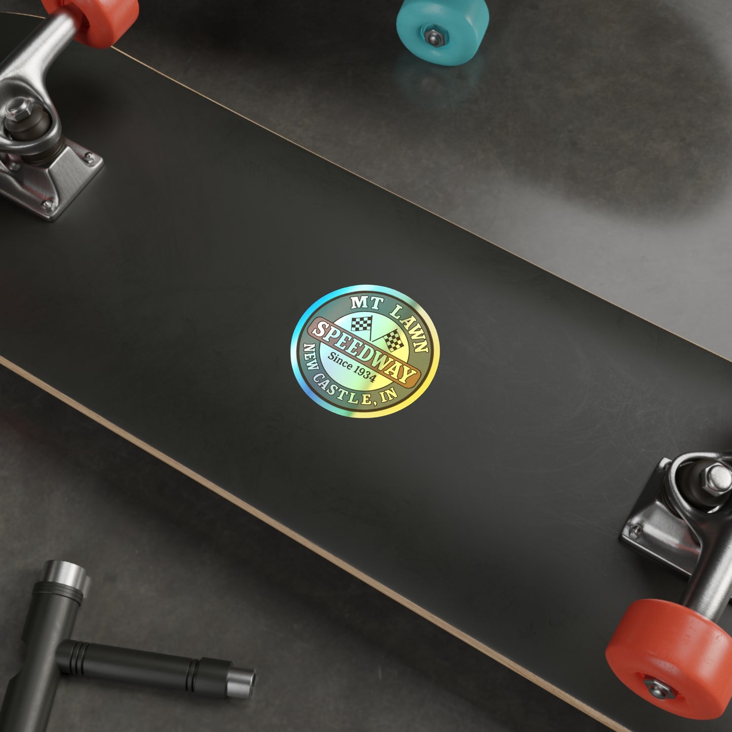 Mt Lawn Vintage Holographic Sticker