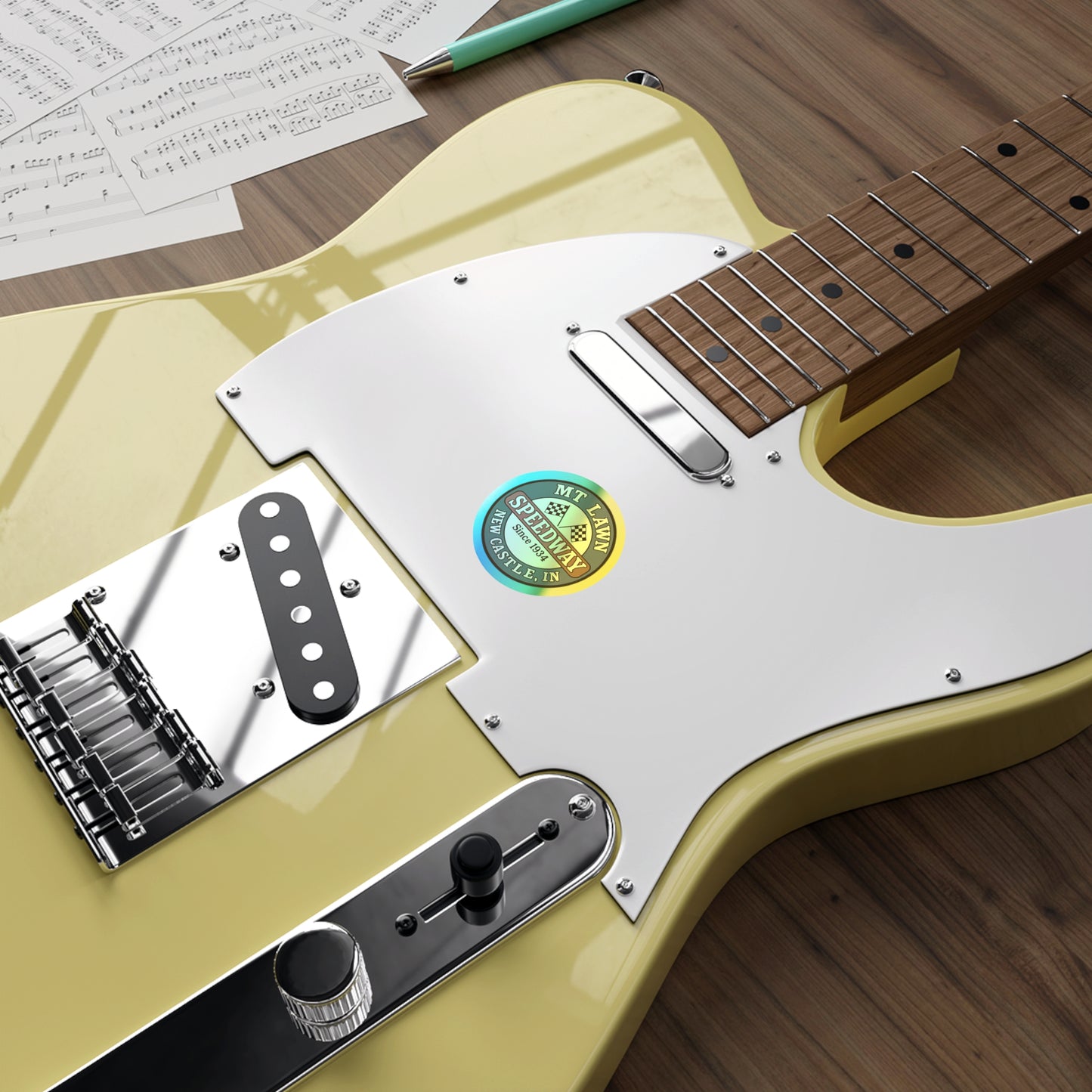 Mt Lawn Vintage Holographic Sticker
