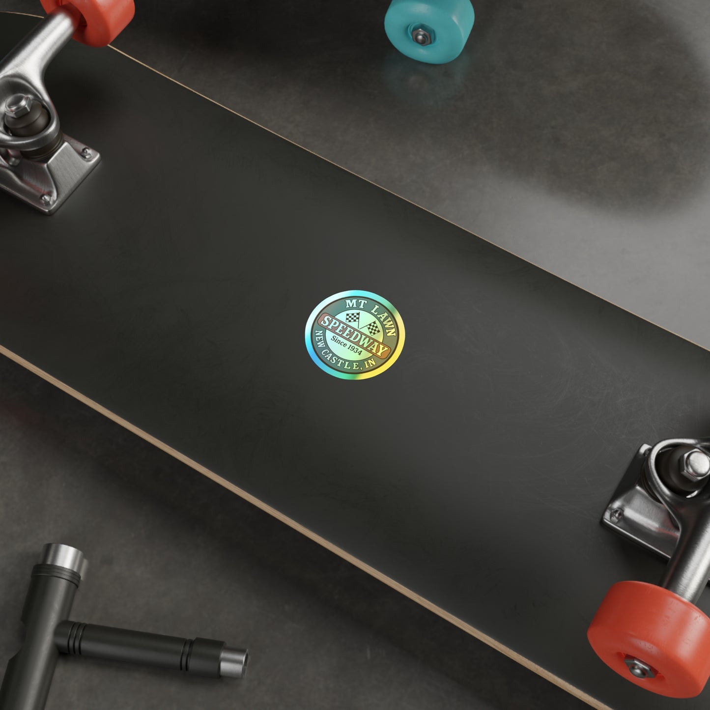 Mt Lawn Vintage Holographic Sticker