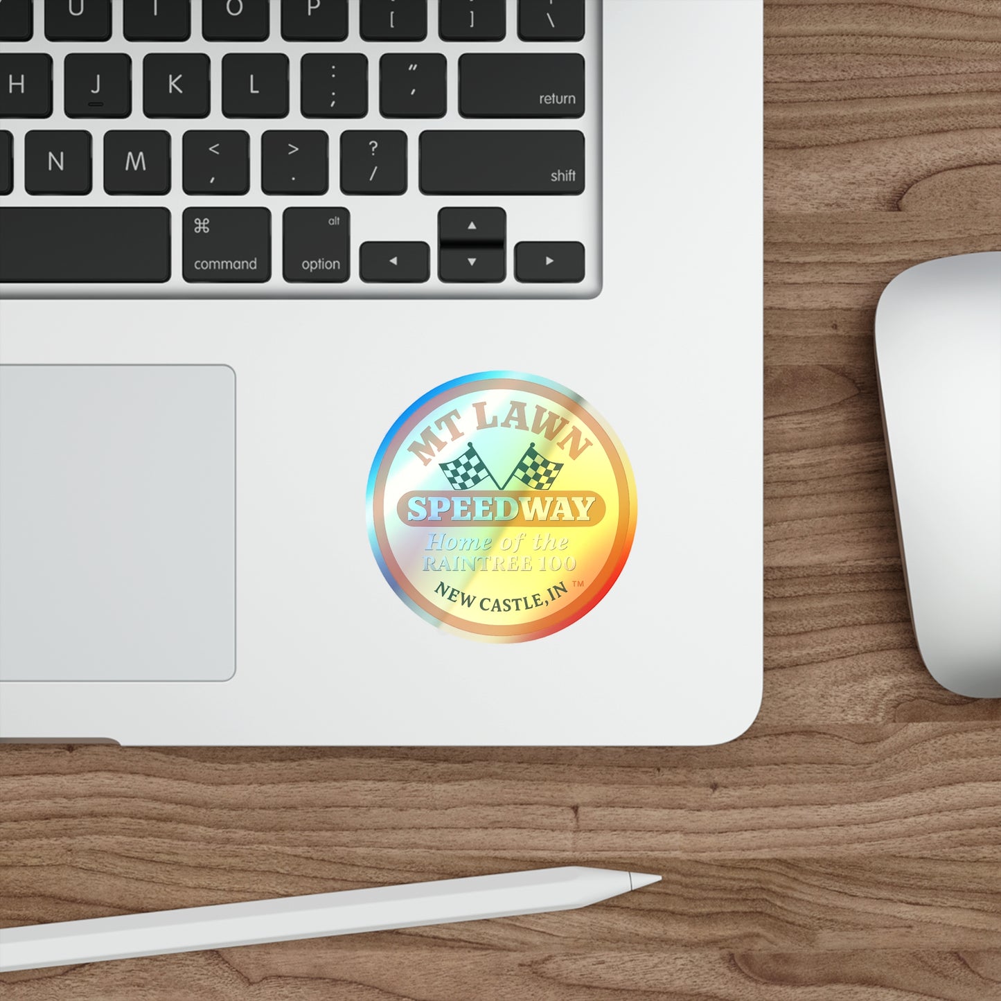 Mt Lawn Holographic Sticker