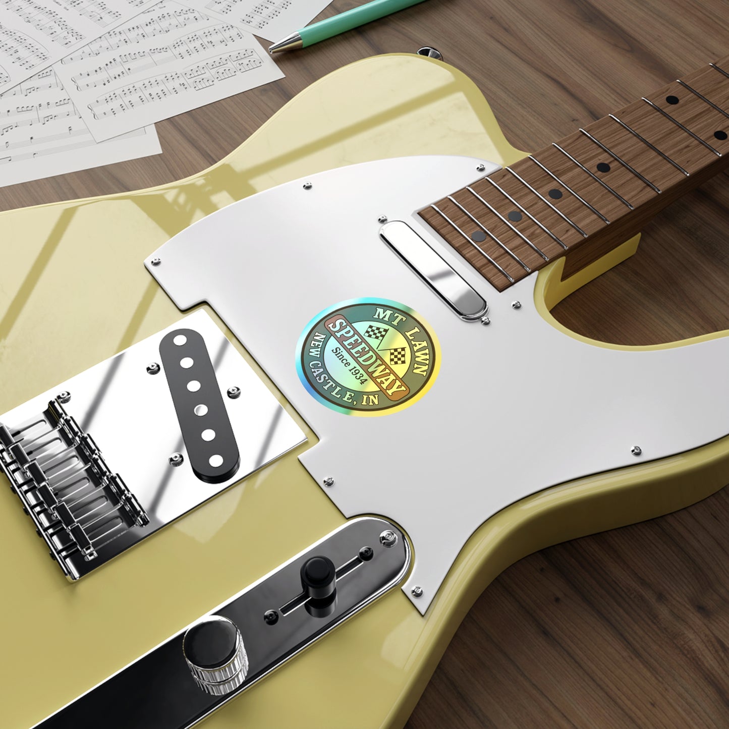 Mt Lawn Vintage Holographic Sticker