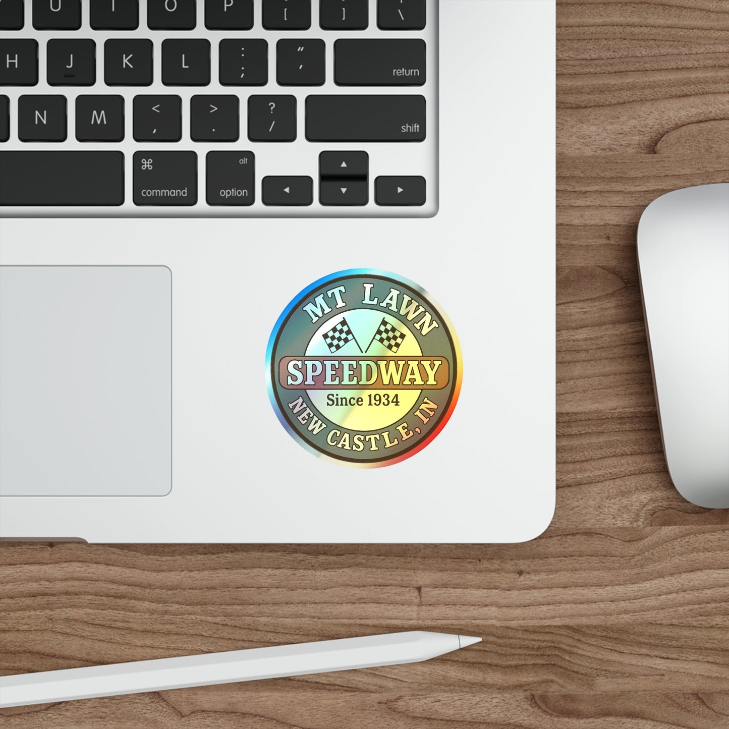 Mt Lawn Vintage Holographic Sticker