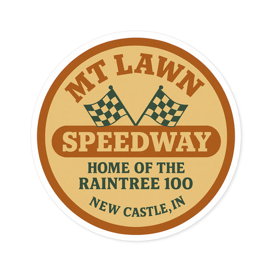Raintree 1 Vintage Speedway Round Stickers