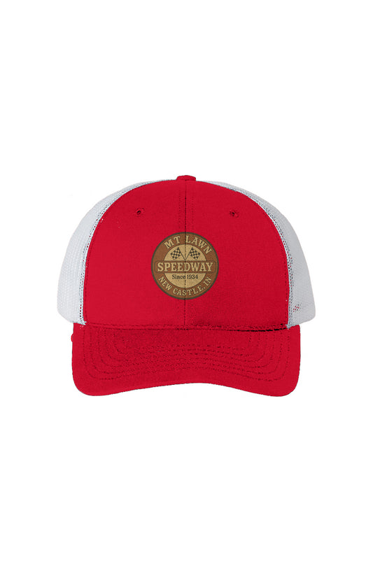 Mt Lawn USA-Made-White Mesh Trucker Cap
