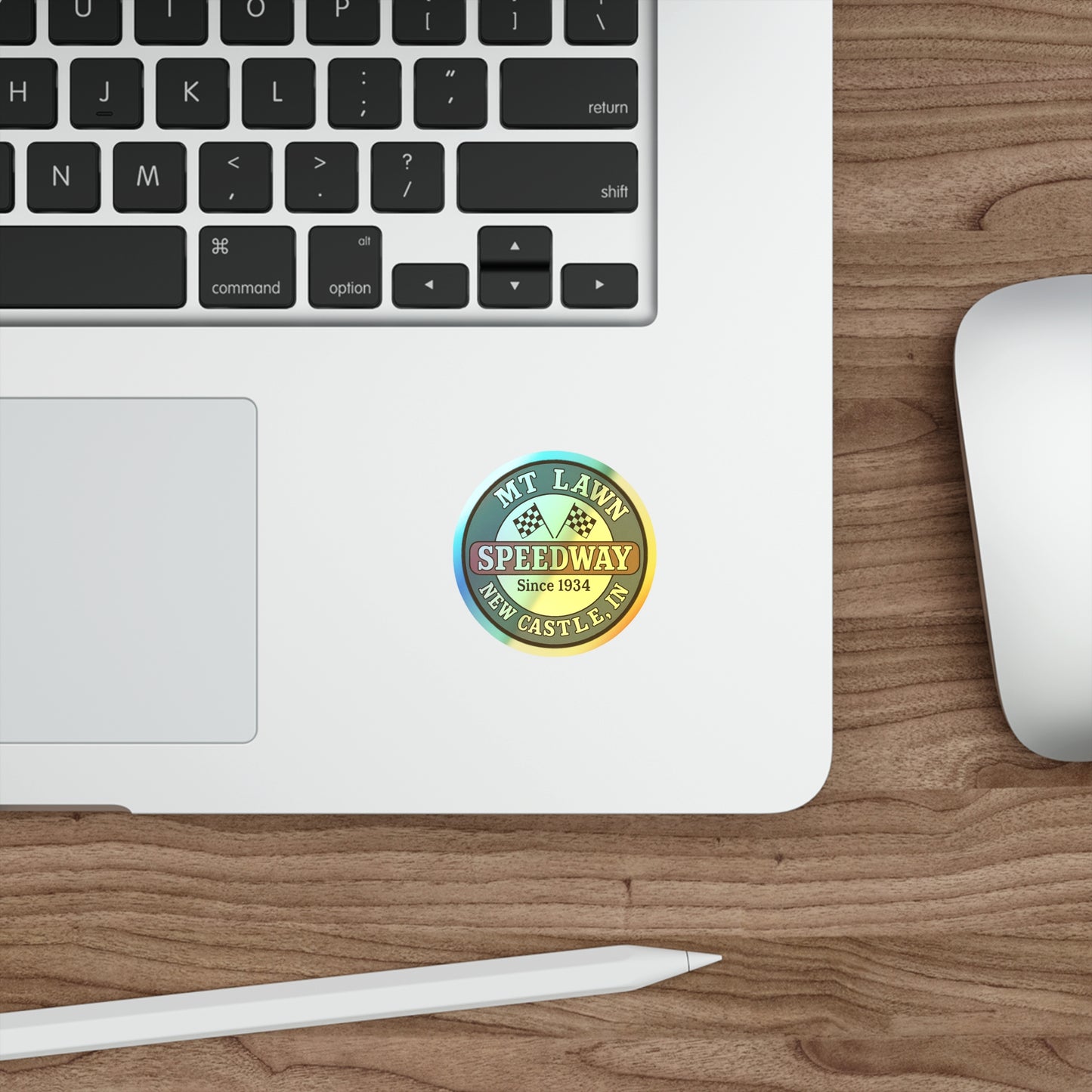 Mt Lawn Vintage Holographic Sticker